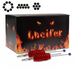 Lucifer Grips mit Nadeln - 19 mm Rubber Grip - Alle Konfigurationen - 25er Box