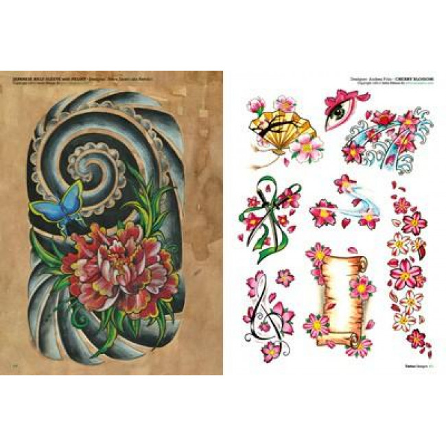 Tatuaggio di fiori di ciliegio immagini e fotografie stock ad alta  risoluzione  Alamy