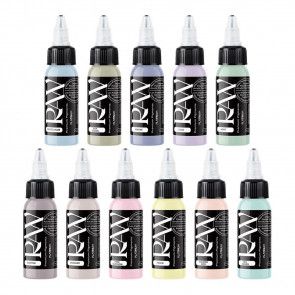 Raw Pigments EU - Pastel Colour Set - 11 x 30 ml / 1 oz